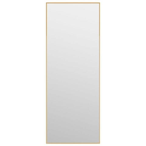  Lustro na drzwi, złote, 30x80 cm, szkło i aluminium Lumarko!