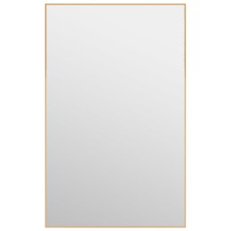  Lustro na drzwi, złote, 50x80 cm, szkło i aluminium Lumarko!