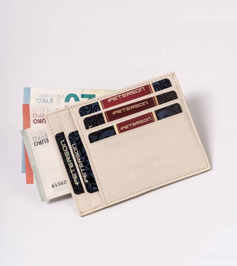 Skórzane etui na dokumenty i banknoty — Peterson