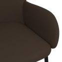  Krzesła stołowe, 2 szt., brązowe, obite sztuczną skórą Lumarko!