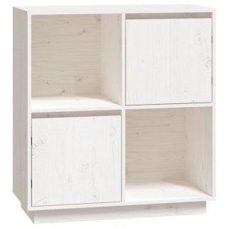  Szafka, biała, 74x35x80 cm, lite drewno sosnowe Lumarko!