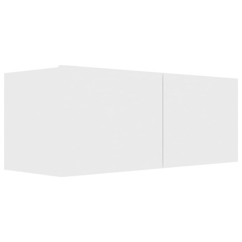  8-cz. zestaw szafek TV, biały, płyta wiórowa Lumarko!