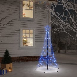 Lumarko Choinka z kołkiem gruntowym, 200 niebieskich LED, 180 cm!