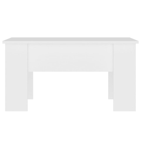  Stolik kawowy, biały, 79x49x41 cm, materiał drewnopochodny Lumarko!