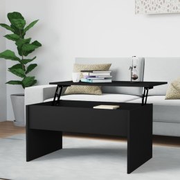  Stolik kawowy, czarny, 80x50,5x41,5 cm, materiał drewnopochodny Lumarko!