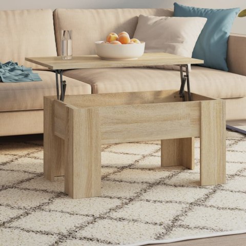  Stolik kawowy, dąb sonoma, 79x49x41, materiał drewnopochodny Lumarko!