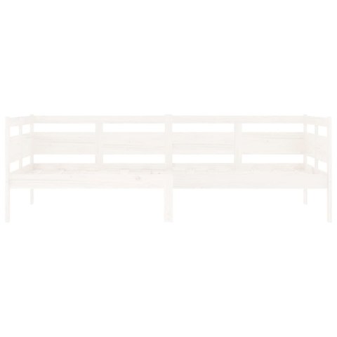  Łóżko dzienne, białe, lite drewno sosnowe, 90x200 cm Lumarko!