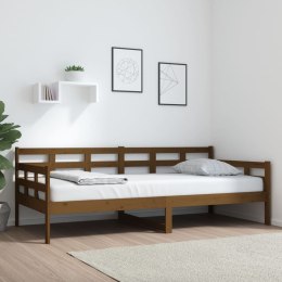  Łóżko dzienne, miodowy brąz, drewno sosnowe, 90x200 cm Lumarko!