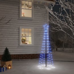 Lumarko Choinka z kołkiem gruntowym, 108 niebieskich LED, 180 cm!