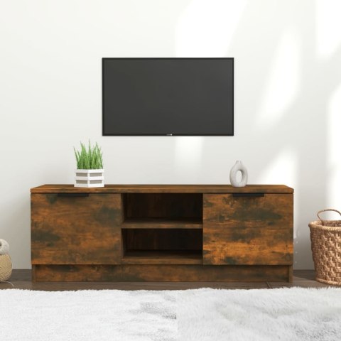  Szafka pod telewizor, przydymiony dąb, 102x35x36,5 cm Lumarko!
