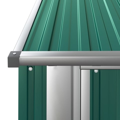  Szopa ogrodowa na rowery, zielona, 180,5x97x209,5 cm, stal Lumarko!