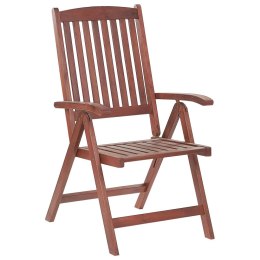  Krzesło ogrodowe drewno akacjowe TOSCANA Lumarko!