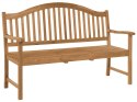  Ławka ogrodowa 150 cm drewniana z rozkładanym stolikiem HILO Lumarko!