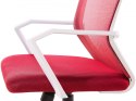  Krzesło Biurowe Regulowane Czerwone Relief Lumarko!