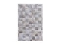  Dywan patchwork skórzany 140 x 200 cm szary ALACAM Lumarko!