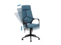  Krzesło biurowe regulowane niebieskie DELIGHT Lumarko!