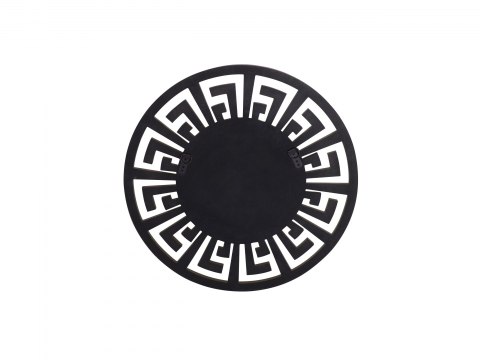  Metalowe okrągłe lustro ścienne ø 70 cm złote FLERS