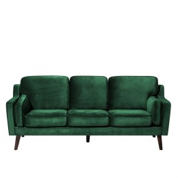  Sofa 3-osobowa Welurowa Zielona Lokka Lumarko!