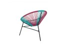  Krzesło Z Technorattanu Różowo-niebieskie Acapulco Lumarko!