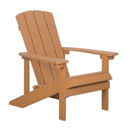  Krzesło ogrodowe jasne drewno ADIRONDACK Lumarko!