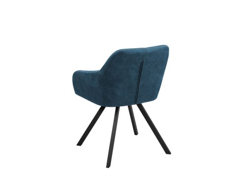  Zestaw 2 Krzeseł Niebieski Monee