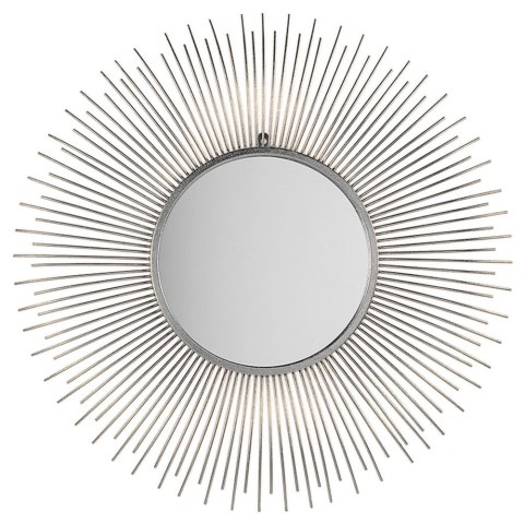  Metalowe lustro ścienne słońce ø 80 cm srebrne CILLY Lumarko!