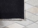  Dywan patchwork skórzany 140 x 200 cm czarno-biały MALDAN Lumarko!
