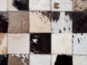  Dywan patchwork skórzany 160 x 230 cm wielokolorowy CERLI Lumarko!