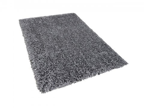 Dywan shaggy 160 x 230 cm czarno-biały CIDE