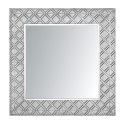  Stalowe lustro ścienne 80 x 80 cm srebrne EVETTES Lumarko!