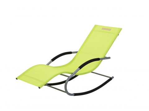  Leżak Ogrodowy Bujany Limonkowy Carano
