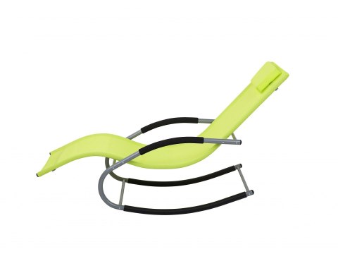  Leżak Ogrodowy Bujany Limonkowy Carano