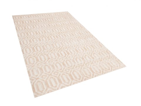  Dywan wiskozowy 140 x 200 cm beżowy ADATEPE