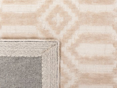  Dywan wiskozowy 140 x 200 cm beżowy ADATEPE