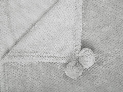  Koc 150 x 200 cm jasnoszary SAITLER