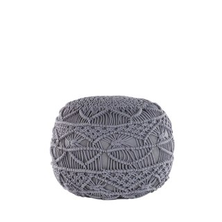  Puf ⌀ 40 cm szary KAYSERI