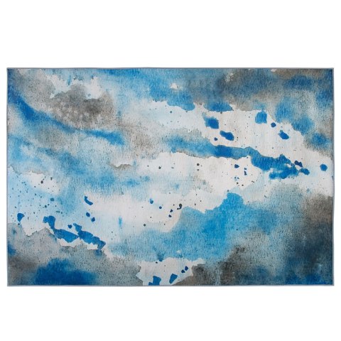  Dywan 140 X 200 Cm Niebiesko-szary Bozat