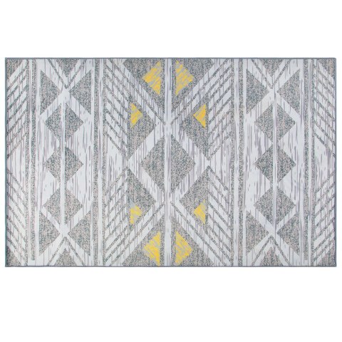  Dywan 160 x 230 cm szaro-żółty KARGI