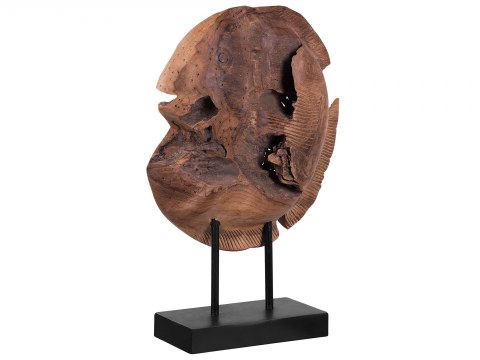  Rzeźba dekoracyjna jasne drewno PLAICE FISH