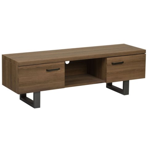  Szafka RTV ciemne drewno TIMBER