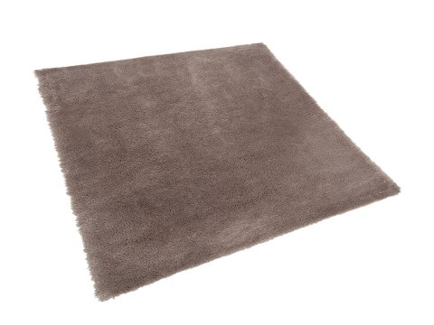  Dywan shaggy 200 x 200 cm brązowy EVREN