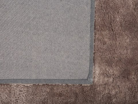  Dywan shaggy 200 x 200 cm brązowy EVREN