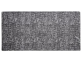  Dywan Z Wiskozy 80 X 150 Cm Szaro-srebrny Esel