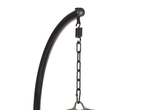  Fotel Wiszący Ze Stojakiem Z Technorattanu Szary Casoli