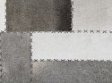  Dywan patchwork skórzany brązowoszary 140 x 200 cm PERVARI Lumarko!