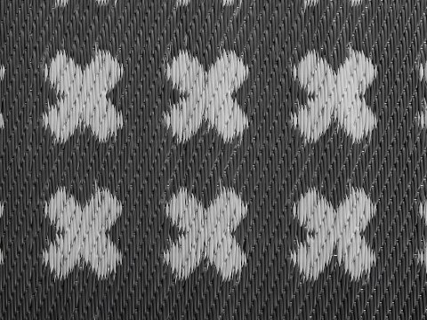  Dywan Zewnętrzny 90 X 180 Cm Czarny Rohtak