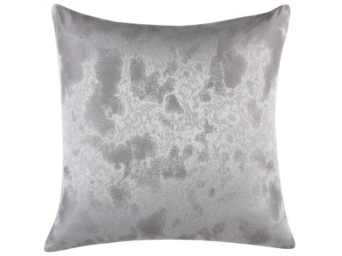  2 poduszki dekoracyjne w geometryczny wzór 45 x 45 cm szare ze złotym CASSIA