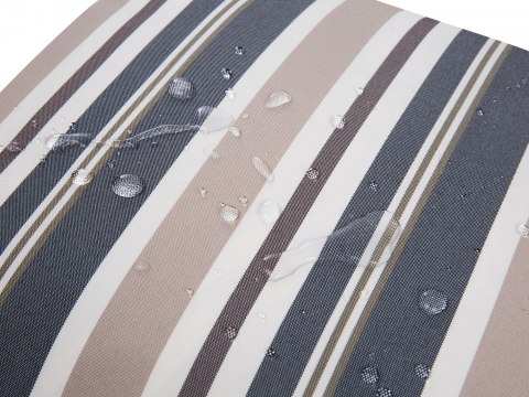  2 Poduszki Ogrodowe W Paski 40 X 40 Cm Niebiesko-beżowe Kastos