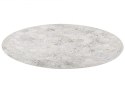  Dywan patchworkowy okrągły skórzany ⌀ 140 cm srebrny BOZKOY Lumarko!