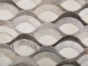  Dywan patchworkowy skórzany 140 x 200 cm brązowo-beżowy KIRCA Lumarko!
